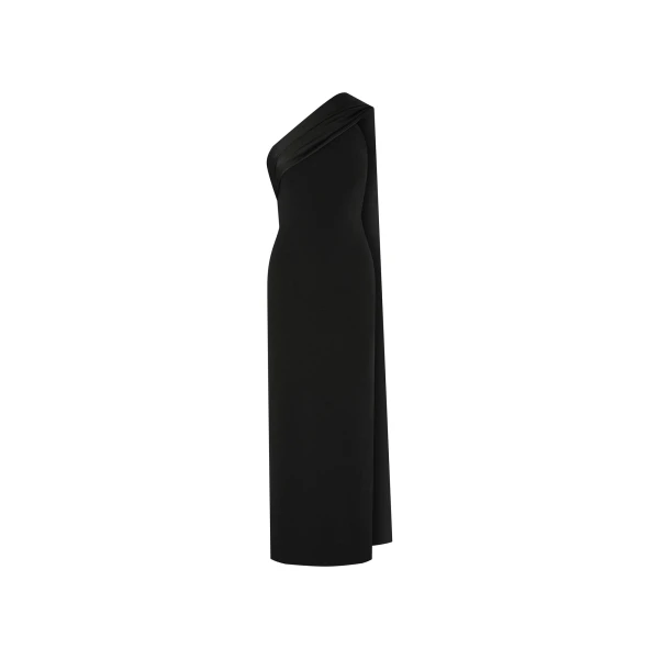 Solace London The Audran Maxi Dress in Black | Maxi Dresses | Luxury Shoes 