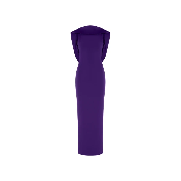 Solace London The Barbeau Maxi Dress in Deep Orchid | Maxi Dresses | Luxury Shoes 