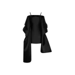 Solace London The Bessette Mini Dress in Black | Mini Dresses | Luxury Shoes 