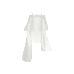 Solace London The Bessette Mini Dress in Cream | Mini Dresses | Luxury Shoes 