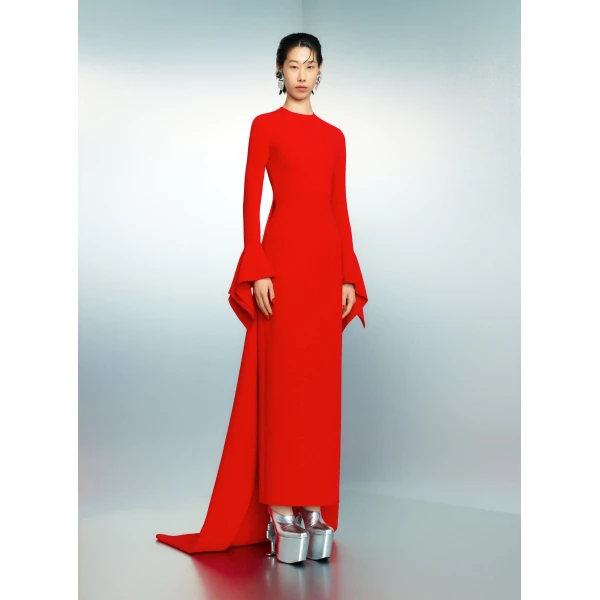 Solace London The Blake Maxi Dress in Red