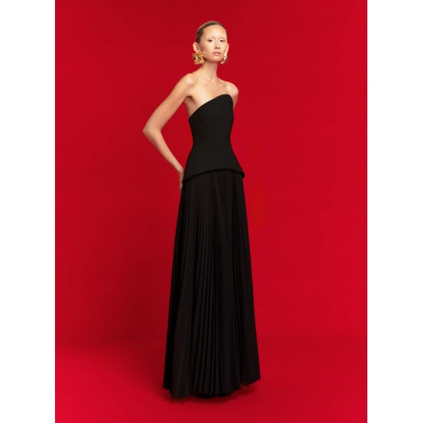 Solace London The Britt Maxi Dress in Black