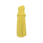 Solace London The Britt Maxi Dress in Chartreuse | Maxi Dresses | Luxury Shoes 
