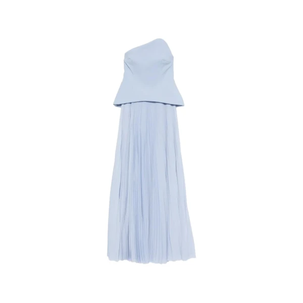 Solace London The Britt Maxi Dress in Light Blue | Maxi Dresses | Luxury Shoes 