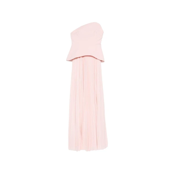 Solace London The Britt Maxi Dress in Pale Pink | Maxi Dresses | Luxury Shoes 