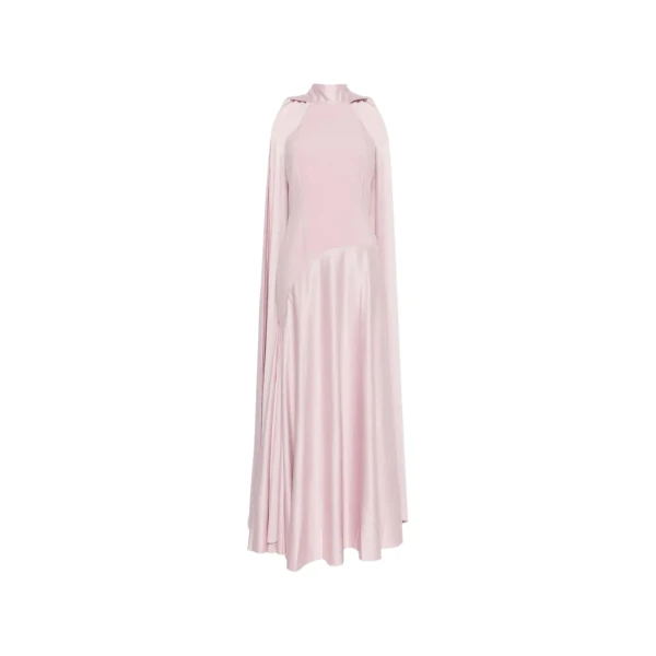 Solace London The Cece Maxi Dress in Putty Pink | Maxi Dresses | Luxury Shoes 