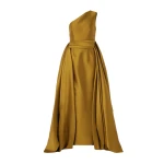 Solace London The Charo Maxi Dress in Gold | Maxi Dresses | Luxury Shoes 