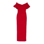 Solace London The Cielo Maxi Dress in Crimson Red | Maxi Dresses | Luxury Shoes 