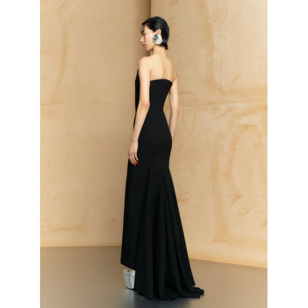 Solace London The Citra Maxi Dress in Black
