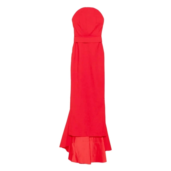 Solace London The Citra Maxi Dress in Red | Maxi Dresses | Luxury Shoes 