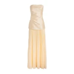 Solace London The Claudette Maxi Dress in Pearl | Maxi Dresses | Luxury Shoes 