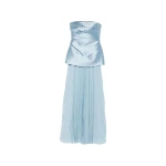 Solace London The Claudette Maxi Dress in Soft Blue | Maxi Dresses | Luxury Shoes 