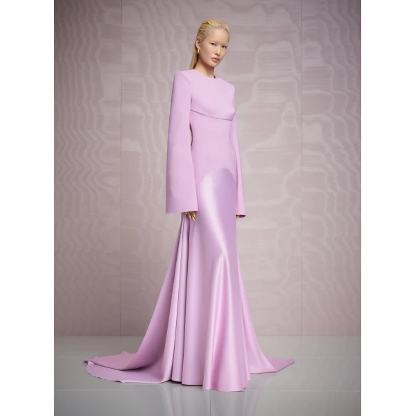 Solace London The Claudine Maxi Dress in Wisteria