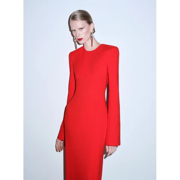 Solace London The Corday Maxi Dress in Red
