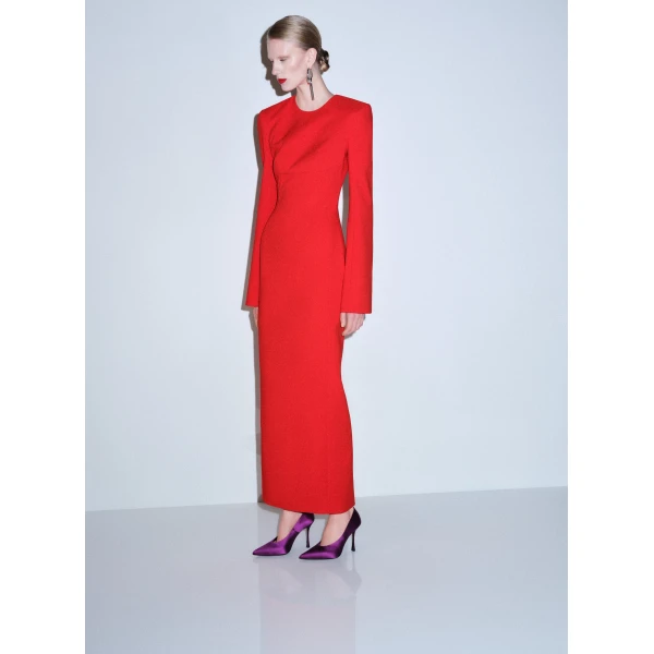 Solace London The Corday Maxi Dress in Red