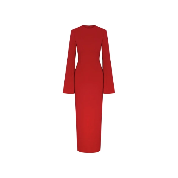 Solace London The Corday Maxi Dress in Red | Maxi Dresses | Luxury Shoes 