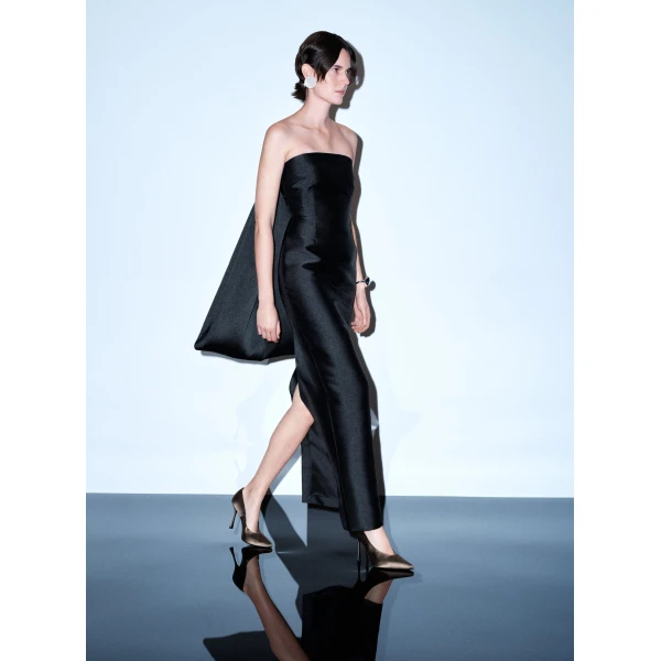 Solace London The Dandridge Maxi Dress in Black