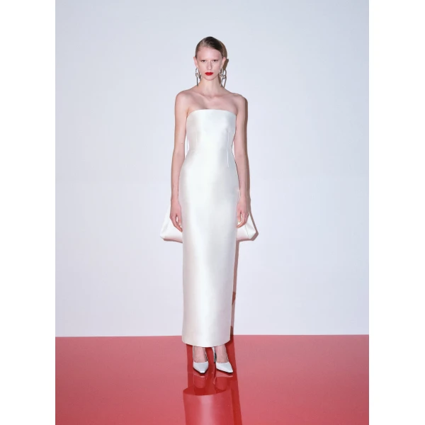 Solace London The Dandridge Maxi Dress in Cream