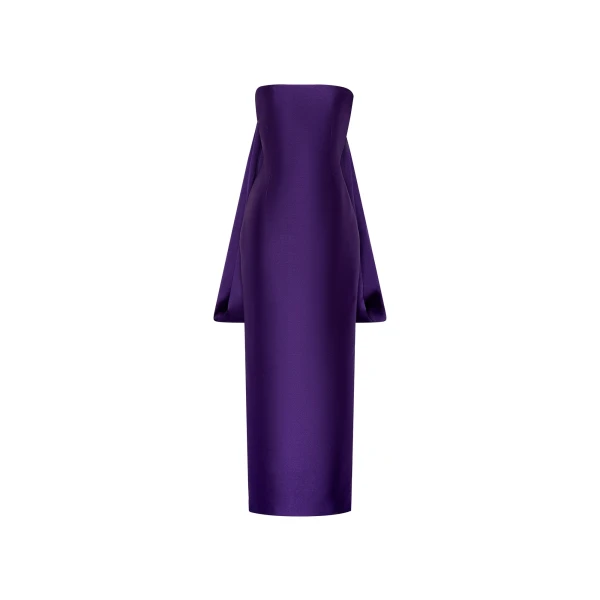 Solace London The Dandridge Maxi Dress in Deep Orchid | Maxi Dresses | Luxury Shoes 