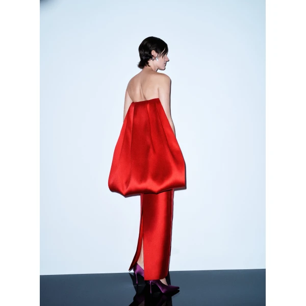 Solace London The Dandridge Maxi Dress in Red