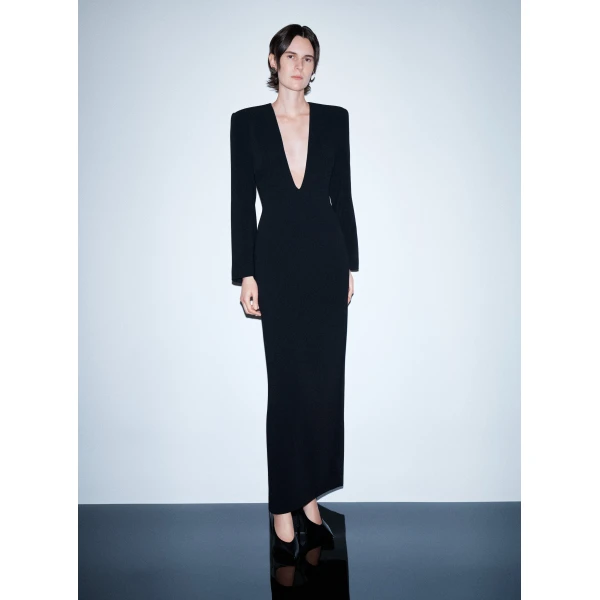 Solace London The Deacon Maxi Dress in Black
