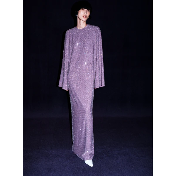 Solace London The Delano Maxi Dress in Acai