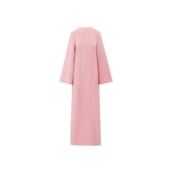 Solace London The Delano Maxi Dress in Soft Pink | Maxi Dresses | Luxury Shoes 