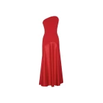 Solace London The Edison Midi Dress in Red | Midi Dresses | Luxury Shoes 