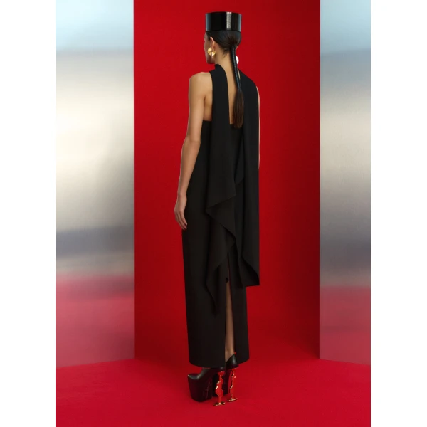 Solace London The Emerson Maxi Dress in Black