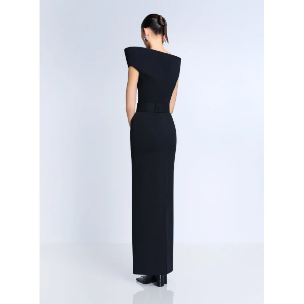 Solace London The Faro Maxi Dress in Black