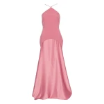 Solace London The Florie Maxi Dress in Dark Rose | Maxi Dresses | Luxury Shoes 