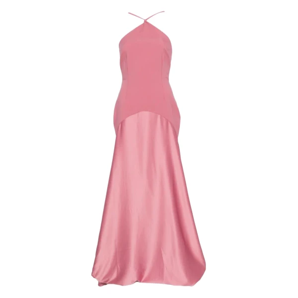Solace London The Florie Maxi Dress in Dark Rose | Maxi Dresses | Luxury Shoes 