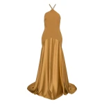 Solace London The Florie Maxi Dress in Gold | Maxi Dresses | Luxury Shoes 