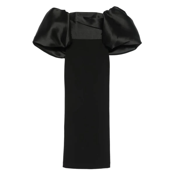 Solace London The Floris Maxi Dress in Black | Maxi Dresses | Luxury Shoes 