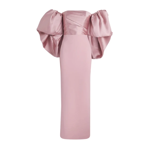 Solace London The Floris Maxi Dress in Putty Pink | Maxi Dresses | Luxury Shoes 