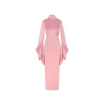 Solace London The Francoise Maxi Dress in Soft Pink | Maxi Dresses | Luxury Shoes 