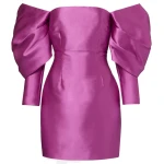 Solace London The Freja Mini Dress in Berry Pink | Mini Dresses | Luxury Shoes 