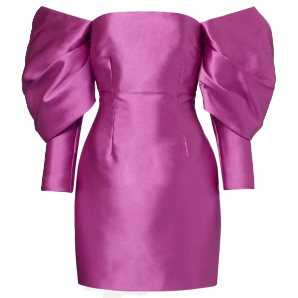 The Freja Mini Dress in Berry Pink