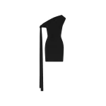 Solace London The Gardner Mini Dress in Black | Mini Dresses | Luxury Shoes 