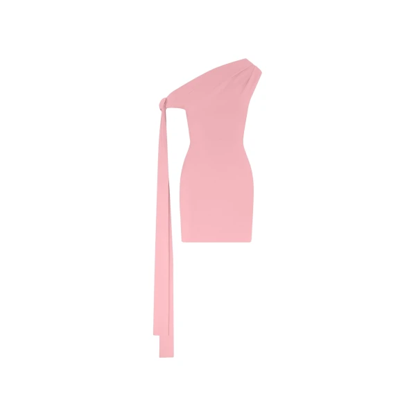 Solace London The Gardner Mini Dress in Soft Pink | Mini Dresses | Luxury Shoes 