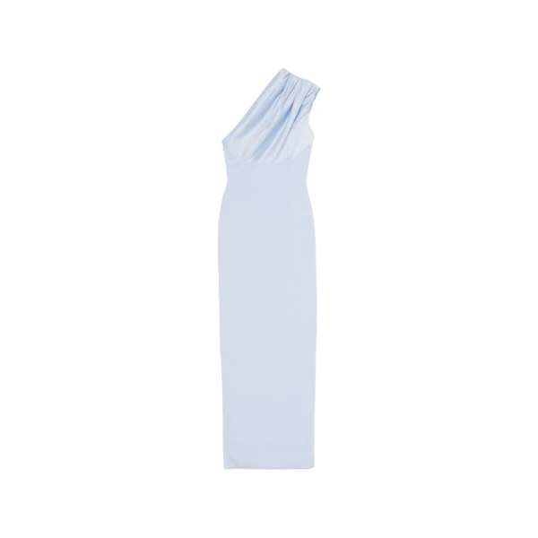 Solace London The Gracie Maxi Dress in Light Blue | Maxi Dresses | Luxury Shoes 