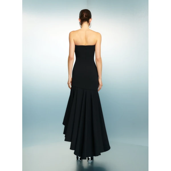 Solace London The Hani Maxi Dress in Black