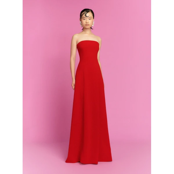 Solace London The Helena Maxi Dress in Red