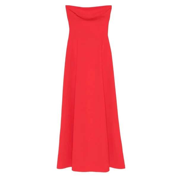Solace London The Helena Maxi Dress in Red | Maxi Dresses | Luxury Shoes 