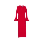 Solace London The Hutton Maxi Dress in Crimson Red | Maxi Dresses | Luxury Shoes 