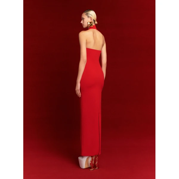 Solace London The Ilona Maxi Dress in Red