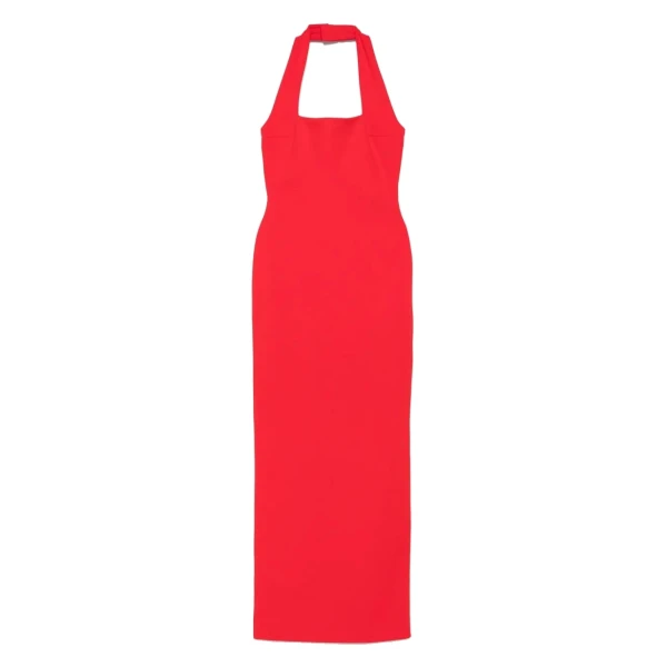 Solace London The Ilona Maxi Dress in Red | Maxi Dresses | Luxury Shoes 