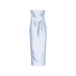 Solace London The Ingrid Maxi Dress in Light Blue | Maxi Dresses | Luxury Shoes 