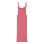 Solace London The Joni Maxi Dress in Dark Rose | Maxi Dresses | Luxury Shoes 