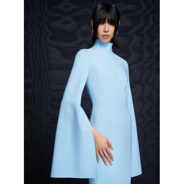 Solace London The Josefine Maxi Dress in Ice Blue